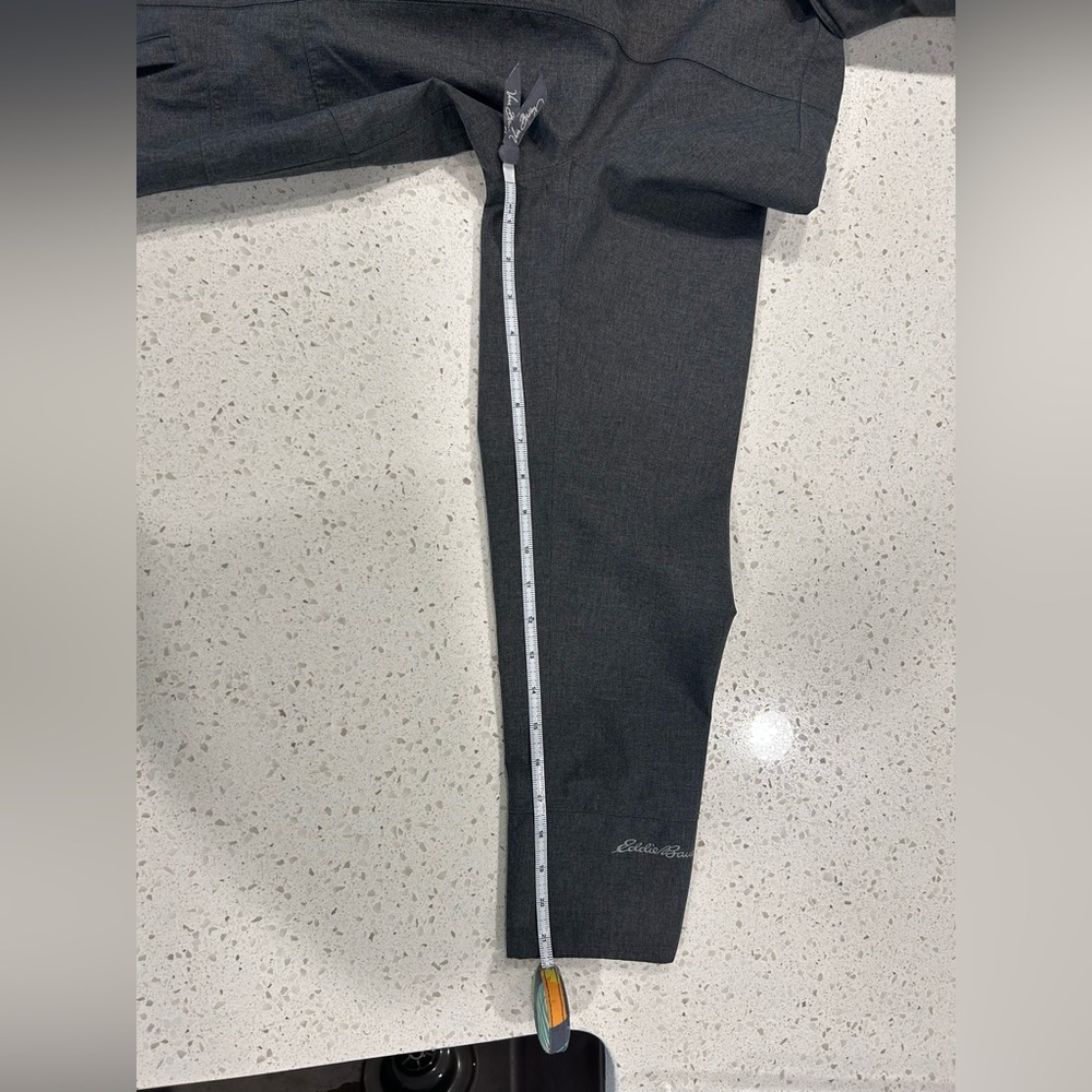 Eddie Bauer Gray Girl-On-The-Go Trench Coat Large Tall - Picture 14 of 15